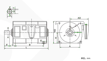 Y系列高壓電機(jī)安裝尺寸 Y系列高壓電機(jī)安裝尺寸